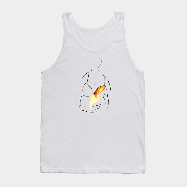 Beach time Tank Top by Maria Mi Art